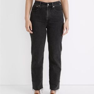 Madewell The Curvy Perfect Vintage Straight Jean in Lunar Wash sz 25 NF155